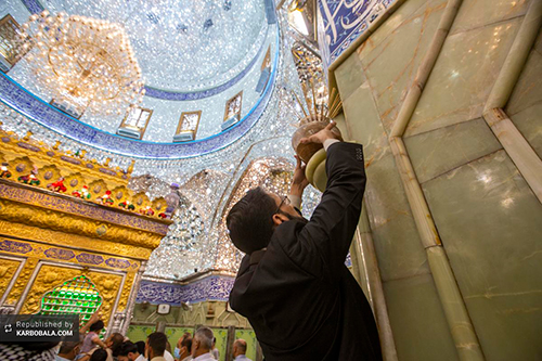 این ضریح بوی بهشت می‌دهد / گزارش تصویری