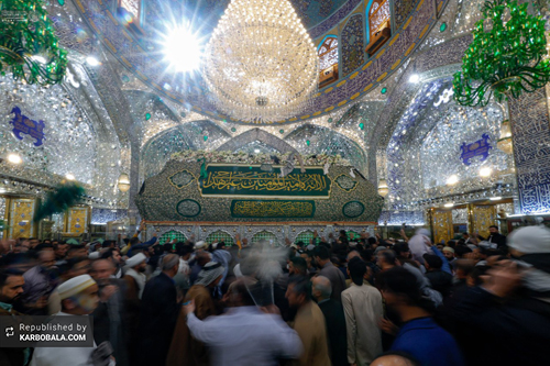 عید بزرگ مبعث در جوار جرم حضرت علی (ع) / گزارش تصویری