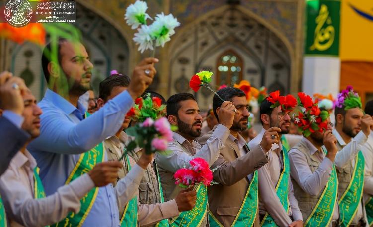 تصاویر جشن میلاد امام حسین (ع) در حرم امام علی (ع) 