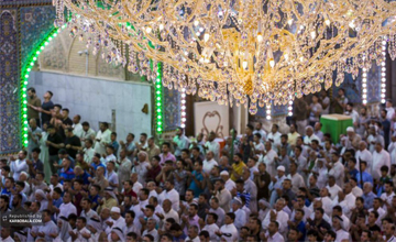 گزارش تصویری از نماز عید سعید فطر در کربلا