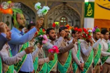 تصاویر جشن میلاد امام حسین (ع) در حرم امام علی (ع) 