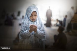 دعای دختر پاک حسینی در کربلا