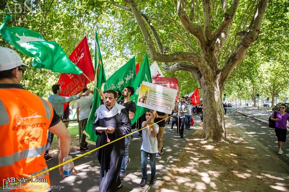 مراسم پیاده روی اربعین حسینی در شهر «ملبورن» استرالیا/ گزارش تصویری