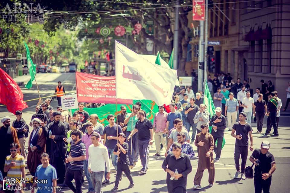 مراسم پیاده روی اربعین حسینی در شهر «ملبورن» استرالیا/ گزارش تصویری