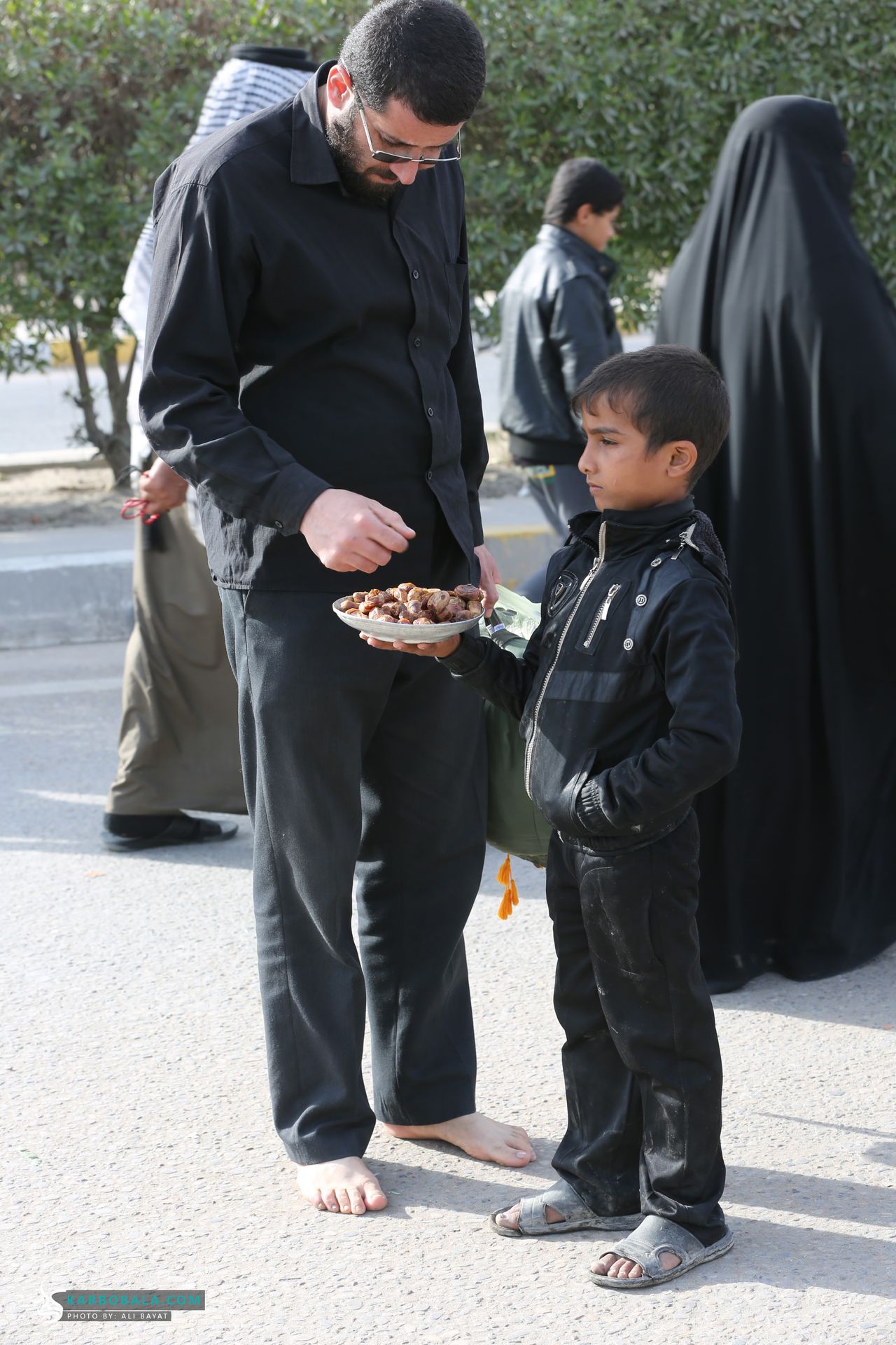 گزارش تصویری از حضور کودکان در پیاده روی اربعین