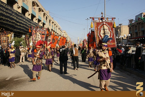 ورود نمادین اسرا در کربلا / تصاویر