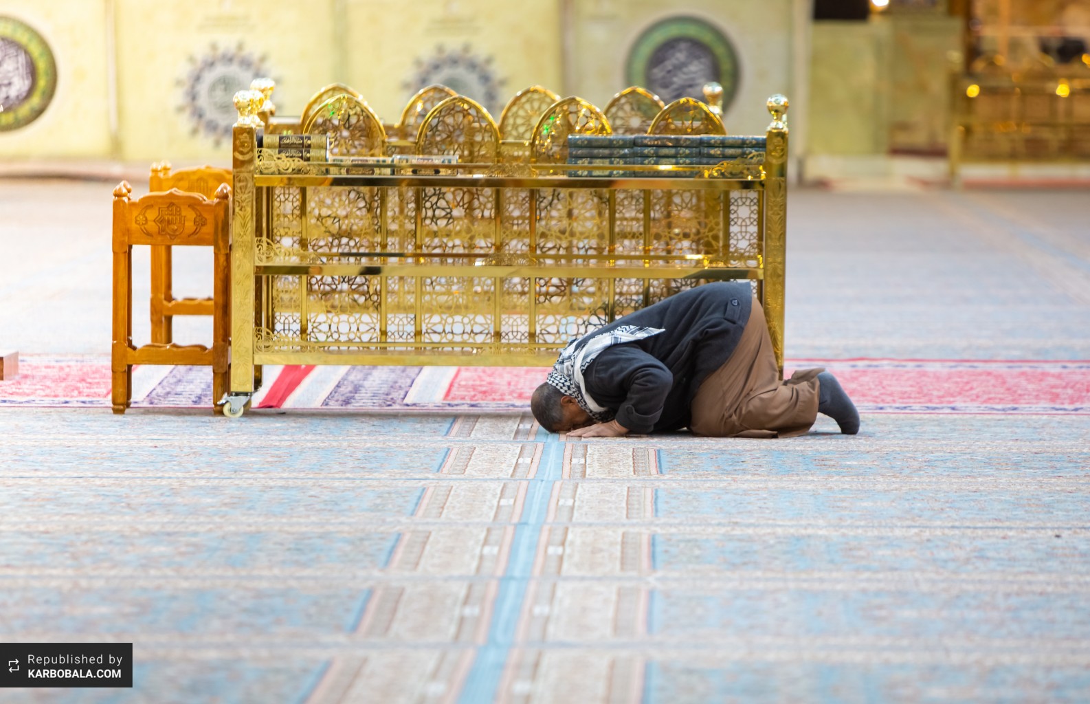 رسانده‌ام به حضور حسین (ع)‌ قلب عاشق را