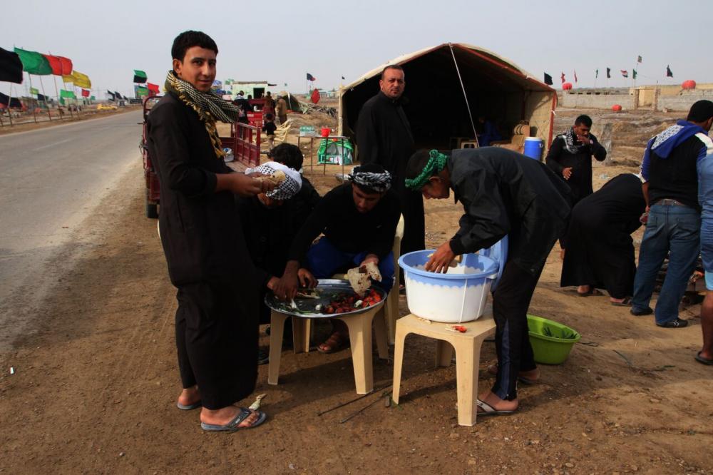 گزارش تصویری راهپیمای اربعین اهالی میسان عراق